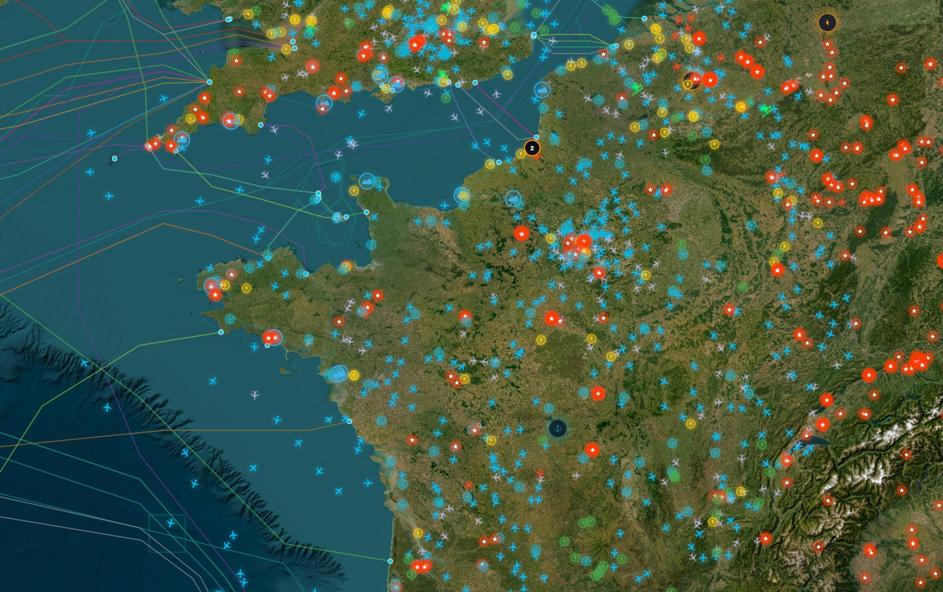 Horizon Watch, live multi-domain tracking across air, sea and land